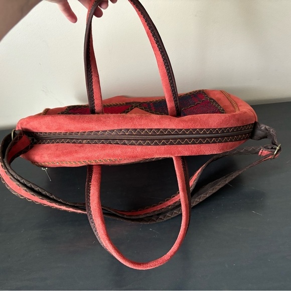 🥰2/$20 Multi-Media Tapestry And Felt Multi-Pocket Spacious Hand And Shoulder Bag - Picture 9 of 11